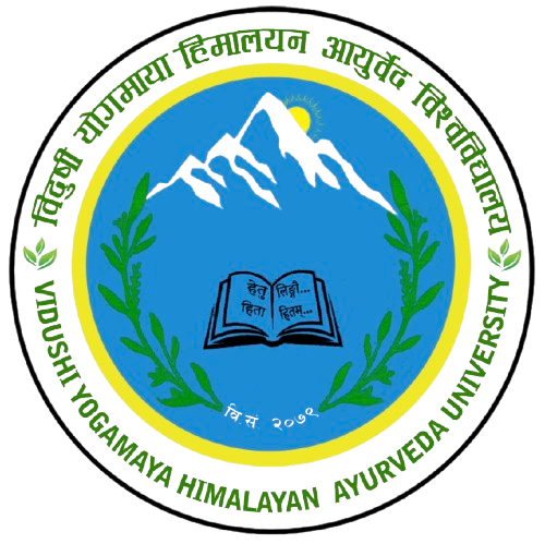 Yogmaya Himalayan Ayurveda University official logo